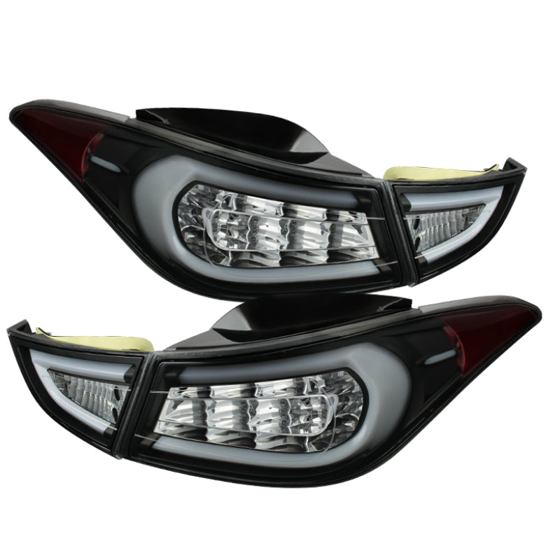 Spyder Hyundai Elantra 11-13 Light Bar LED Tail Lights Black ALT-YD-HYELAN11-LED-BK 5072788 5072788 Photo - Primary