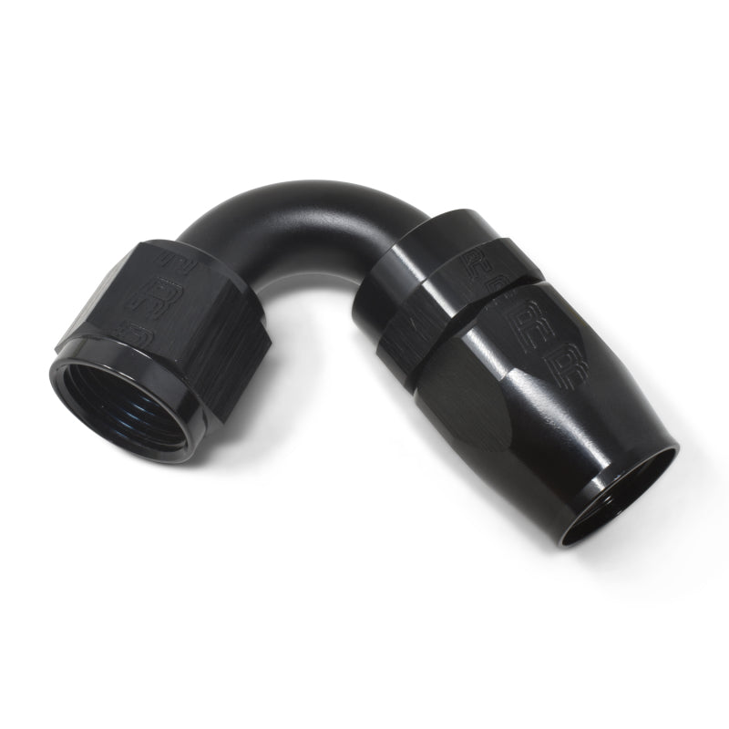 Russell Performance -10 AN Black 120 Degree Full Flow Swivel Hose End 613425 613425 Photo - out of package
