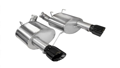 Corsa Performance 11-14 Ford Mustang GT/Boss 302 5.0L V8 Black Xtreme Axle-Back Exhaust 14317BLK Photo - Primary