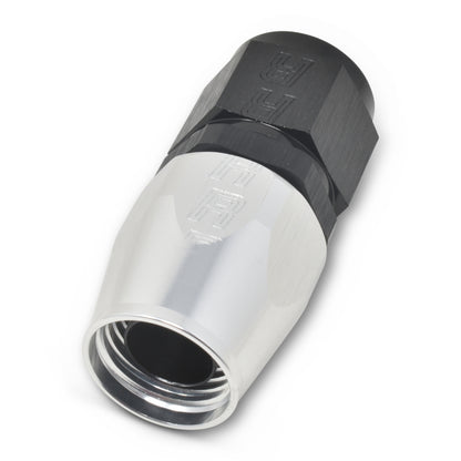Russell Full Flow Straight Hose Ends - Black / Silver 610013 Photo - out of package