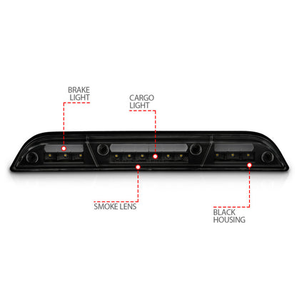 ANZO 15-20 Ford F-150 - F-450 LED Third Brake Light - Black Housing/Smoke Lens 531112 531112 User 3