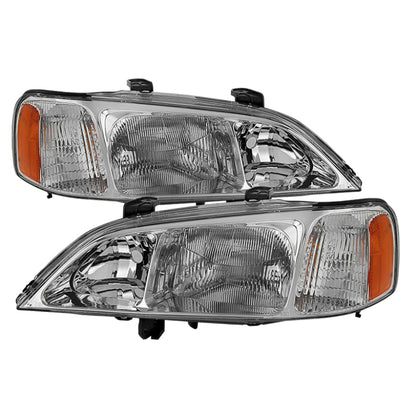 SPYDER Xtune Acura Tl 1999-2001 OEM Style Headlights Chrome HD-JH-ATL99-AM-C 9029530 9029530 Photo - Primary