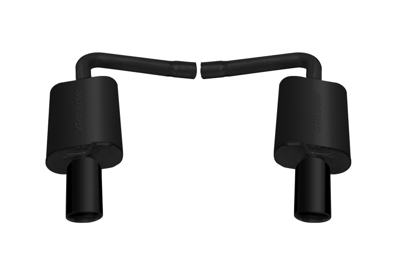 Gibson 11-18 Jeep Grand Cherokee Laredo 3.6L 2.25in Axle-Back Dual Exhaust - Black Elite 617407B 617407B Photo - Primary