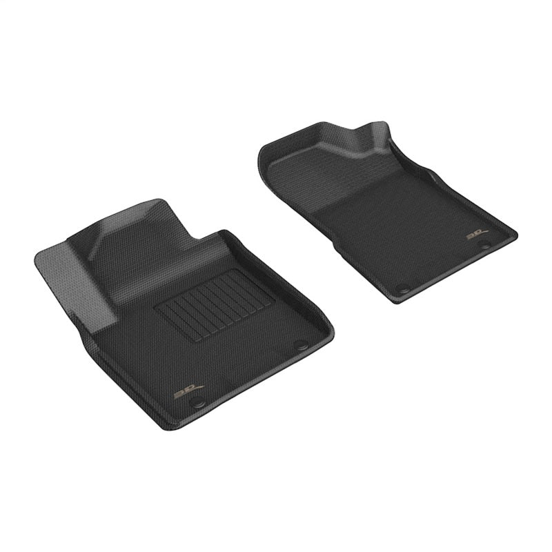 3D MAXpider 19-24 Nissan Armada Kagu Front Floor Mat- Black R1 L1NS14611509 L1NS14611509 Photo - Primary