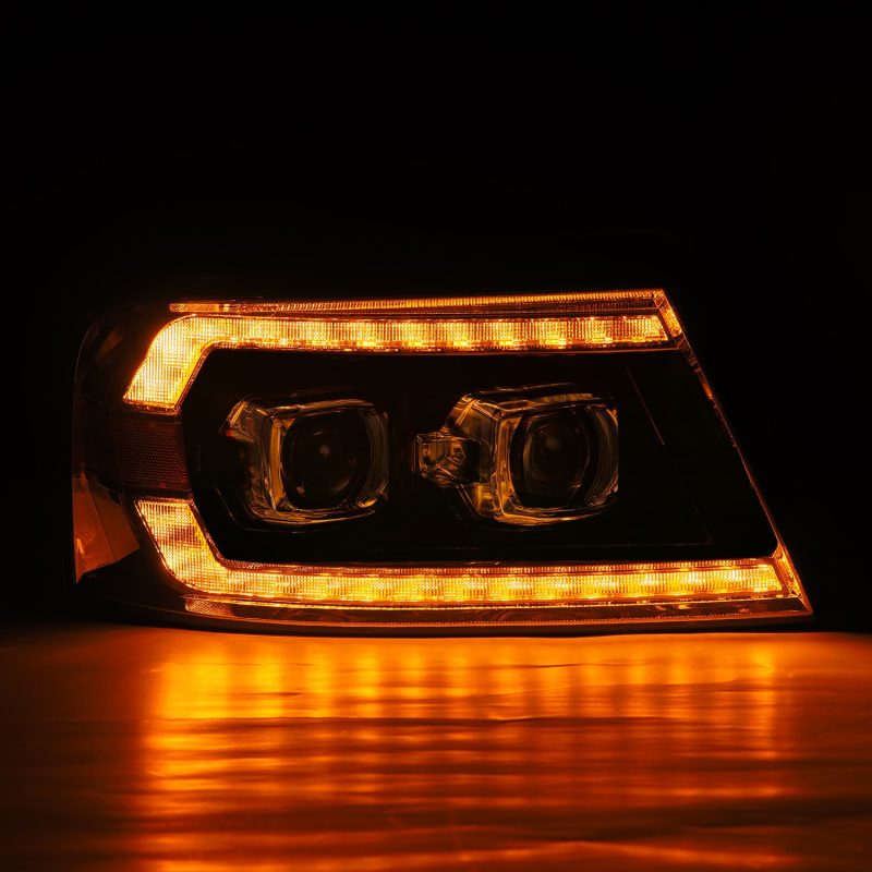 AlphaRex 04-08 Ford F-150 (No 2004 Heritage) LUXX-Series LED Proj HL Alpha-Blk w/Actv Lgt / Seq. Sig 880131 880131 User 3