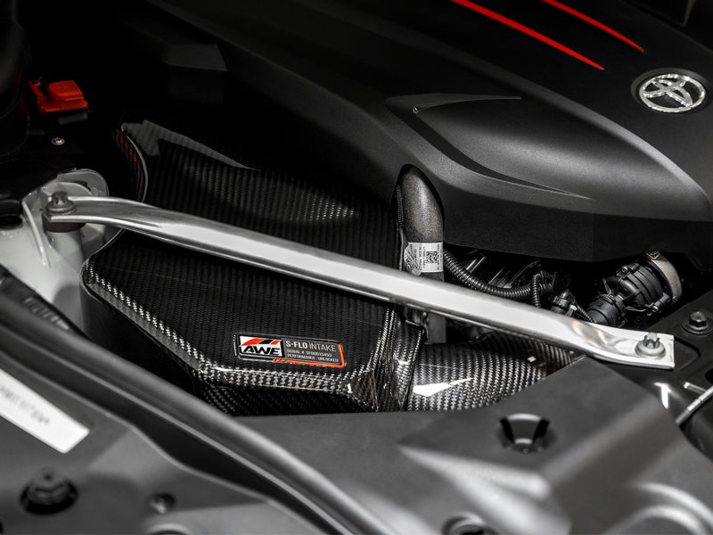 AWE Tuning 2020+ Toyota GR Supra S-FLO Carbon Intake Lid 2660-15019 2660-15019 Photo - Mounted