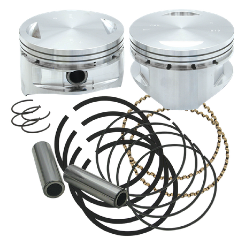 S&S Cycle 84-99 BT 4in x 4-1/2in Piston Set - .010in 92-1411 92-1411 User 1