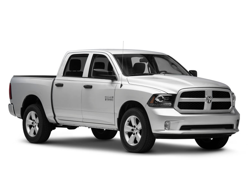 Raxiom 09-18 Dodge RAM 1500 LED Halo Headlights w/Switchback Turn Signals- Blk Housing (Clear Lens) R111518 R111518 Photo - Close Up