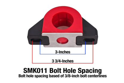 BMR Universal 1.5in Billet Aluminum Sway Bar Mount Mount (Polyurethane) - Black SMK011 SMK011 Photo - Close Up
