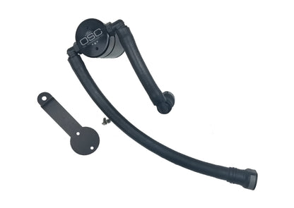 J&L 05-10 Ford Mustang V6 Passenger Side Oil Separator 3.0 - Black Anodized 3017P-B 3017P-B Photo - Primary