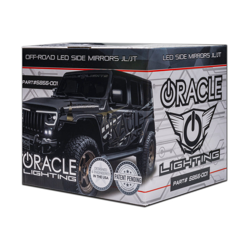 ORACLE Lighting LED Off-Road Side Mirrors for Jeep Wrangler JL / Gladiator JT 5855-001 5855-001 Photo - lifestyle view