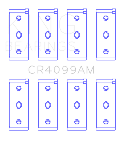 King Engine Bearings King Fiat Tempra / 146 (Size 010) Rod Bearing Set CR4099AM010 CR4099AM010 Photo - Primary