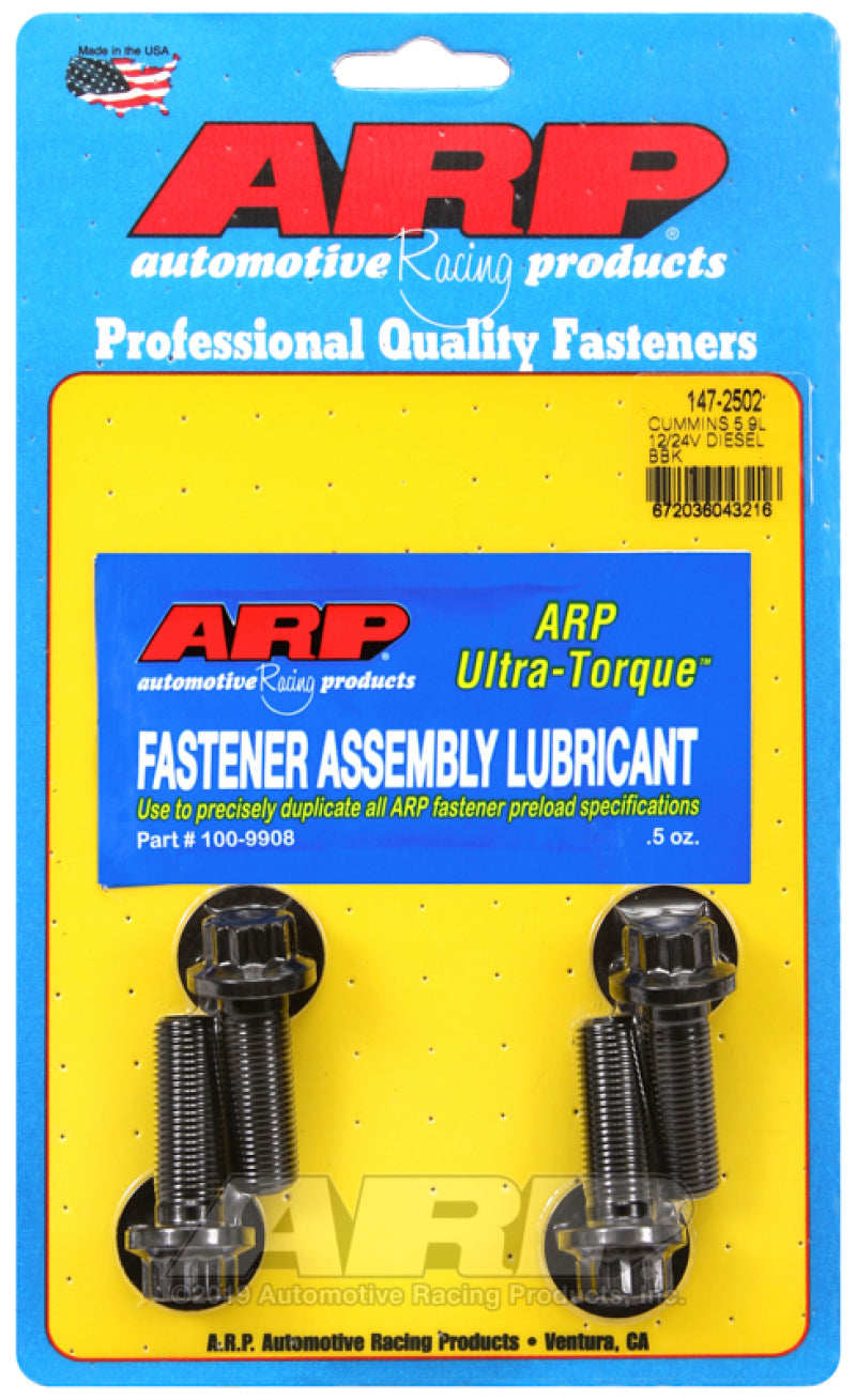 ARP Cummins 5.9L 12V/24V Diesel Harmonic Damper Bolt Kit 147-2502 User 1