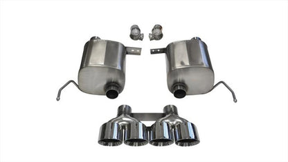 Corsa Performance 2014 Chevy Corvette C7 Coupe 6.2L V8 AT/MT 2.75" Valve-Back Dual Rear 14762 Photo - Primary