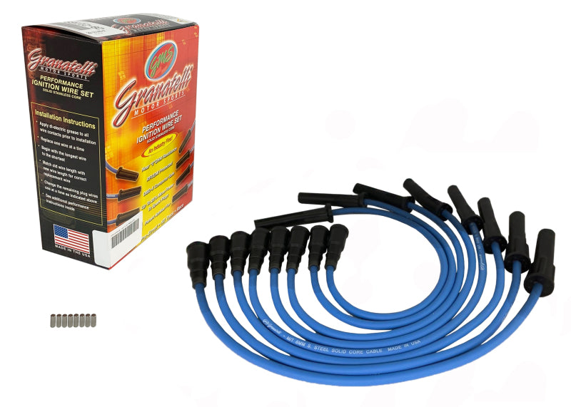 Granatelli Motor Sports Granatelli 10-14 Ford 6.2L Blue Ignition Wires (Excl Coil Packs) 28-2116S