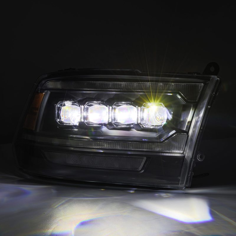 AlphaRex 09-18 Dodge Ram 2500 NOVA LED Proj Headlights Plank Style Design Black w/ Activation Light 880555 880555 User 3