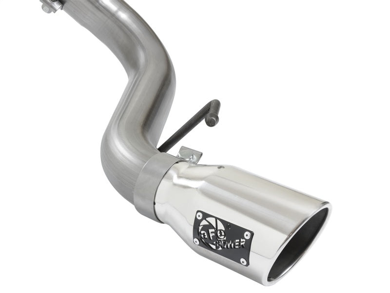 aFe MACH Force-Xp 3in 409 Stainless Steel Cat-Back Exhaust System w/Polish 49-46003-1P Photo - Unmounted
