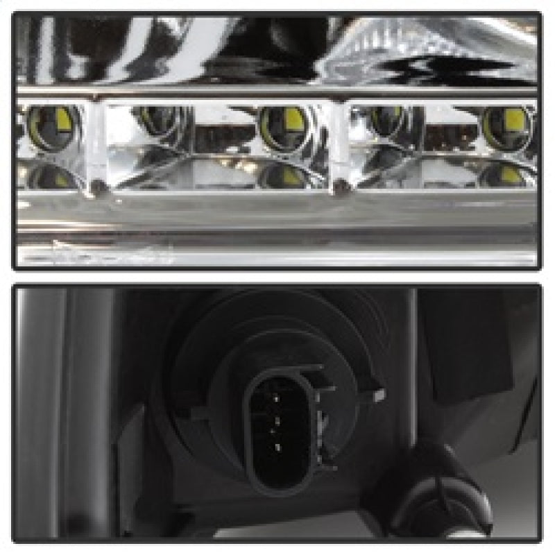 SPYDER xTune Dodge Ram 2009-2014 Halo LED Projector Headlights - Chrome PRO-JH-DR09-CFB-C 9036743 9036743 Photo - Unmounted