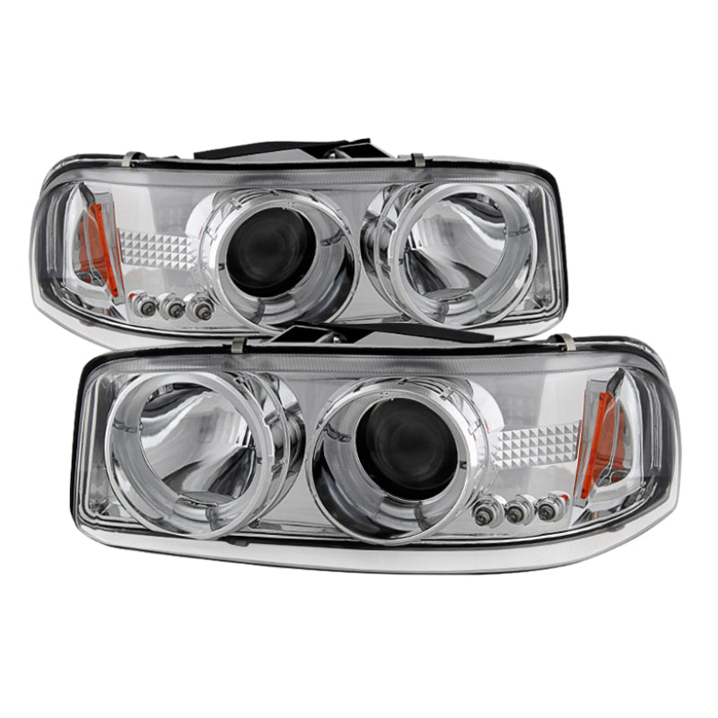 Spyder GMC Sierra 1500/2500/3500 99-06 Projector Headlights LED Halo LED Chrome PRO-YD-CDE00-HL-C 5009364 5009364 Photo - Primary