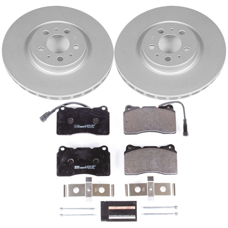 PowerStop Power Stop 04-07 Volvo S60 Front Euro-Stop Brake Kit ESK4548 ESK4548 Photo - Primary