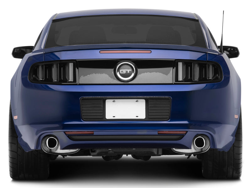 Raxiom 13-14 Ford Mustang Vector V2 Tail Lights- Black Housing (Clear Lens) 408606 408606 Photo - Close Up