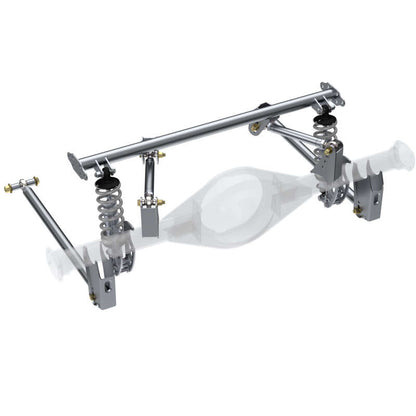QA1 HD Pro Rear Triangulated 4-Link Kit - Front Mount Single Adj Coilovers R173-170 R173-170 Photo - lifestyle view