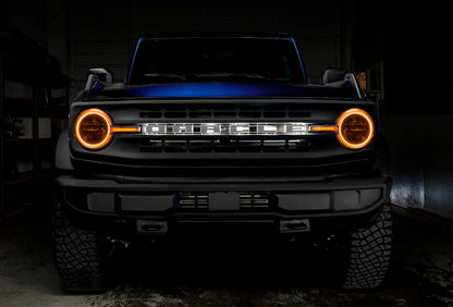ORACLE Lighting Oracle 21-22 Ford Bronco Headlight Halo Kit w/DRL Bar - Base Headlights ColorSHIFT -w/2.0 Controller 1471-333 1471-333 User 1