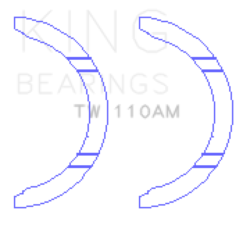 King Engine Bearings King Honda D15A2/D15A3/D15B1/D15B2/D15B7/D15B8/D15Z1 Thrust Washer Set TW110AM TW110AM Photo - Primary