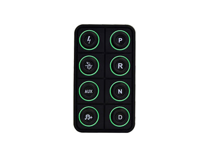 AEM EV 8 Button Keypad CAN Based Programmable Backlighting 30-8400 30-8400 User 1