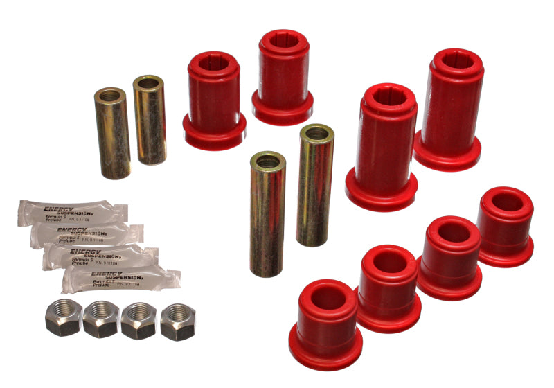 Energy Suspension Control Arm Bushing Set Red Chevrolet Silverado 2500 HD All 2001-2004 3.3185R Photo - Primary