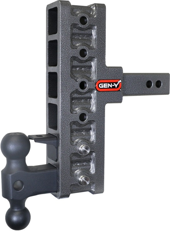 GEN-Y Hitch Gen-Y Mega Duty 2in Shank 7.5in Offset Drop 10K Hitch w/GH-031 Dual-Ball/GH-032 Pintle Lock GH-426 GH-426 User 1