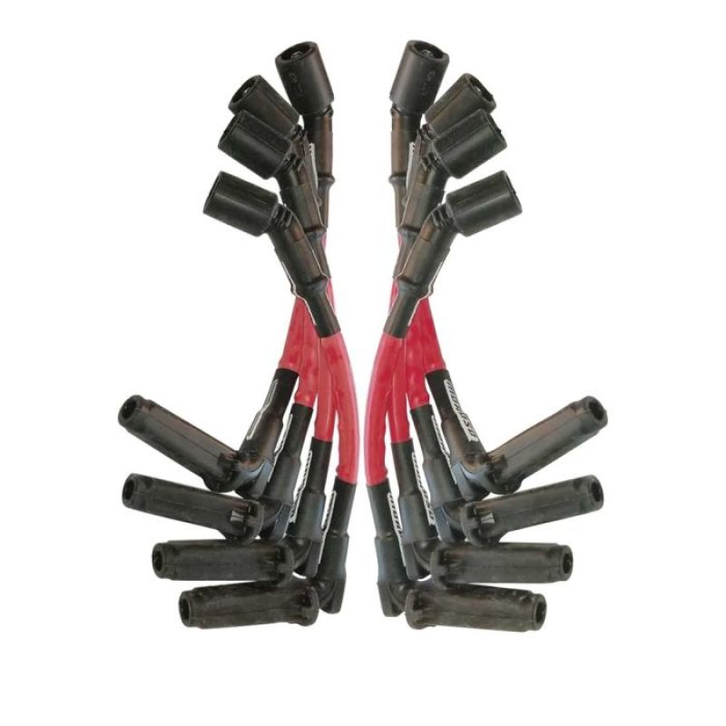 Moroso 11in Long Sleeved Coil On Plug Ultra Spark Plug Wire Set - Red 52534 52534 User 1