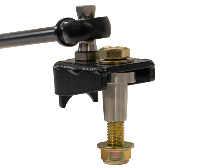 Carli 08-16 Ford F250/350 SD Stainless Steel High Mount Steering Stabilizer 2.5in & 4.5in Lift CS-FHMSS-08 CS-FHMSS-08 Photo - Close Up