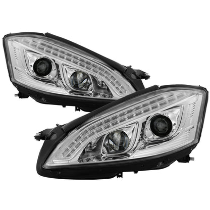 Spyder Mercedes W221 S Class 07-09 Headlights - HID Model Only - Chrome PRO-YD-MBW22107-HID-DRL-C 5083906 5083906 Photo - Primary
