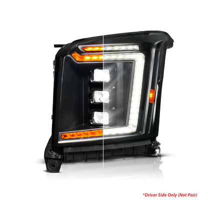 ANZO 15-20 GMC Yukon (Incl XL - Factory Halogen Models) Full LED Proj Headlights Black - Driver Side 111635X-L 111635X-L User 1