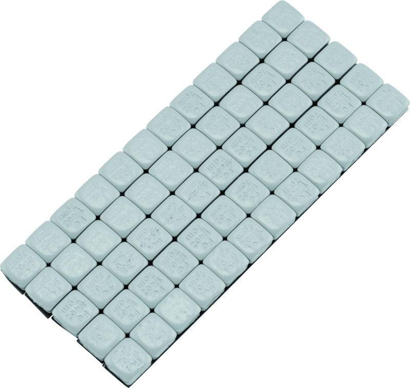 BikeMaster Square Wheel Weights Adhesive 1/4oz Silver 152503 152503 Photo - Primary