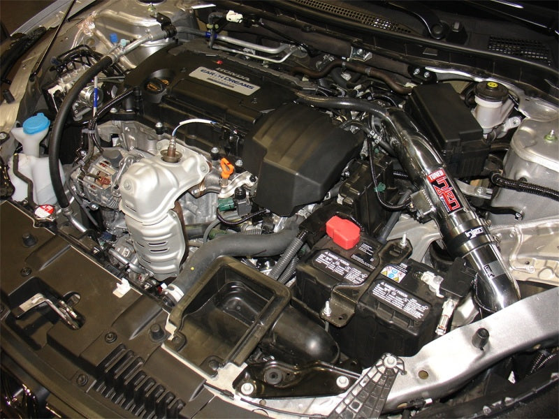 Injen 13 Honda Accord 2.4L 4cyl Polished Cold Air Intake w/ MR Tech SP1676P Photo - Mounted