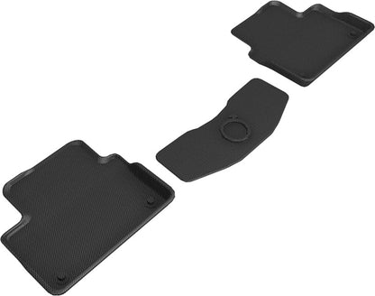 3D MAXpider 2019-2020 Volvo S60 / V60 / 2020 V60 Cross Country Kagu 2nd Row Floormats - Black L1VV03521509 L1VV03521509 Photo - Primary