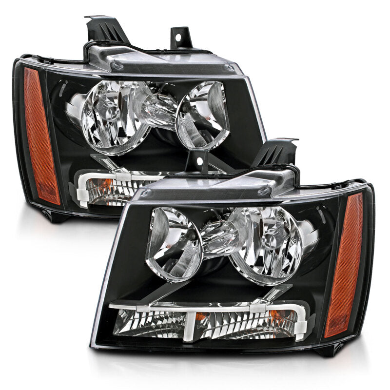 Anzo Chevy Tahoe /Suburban 07-14 Crystal Headlight Black 111392 Photo - Primary
