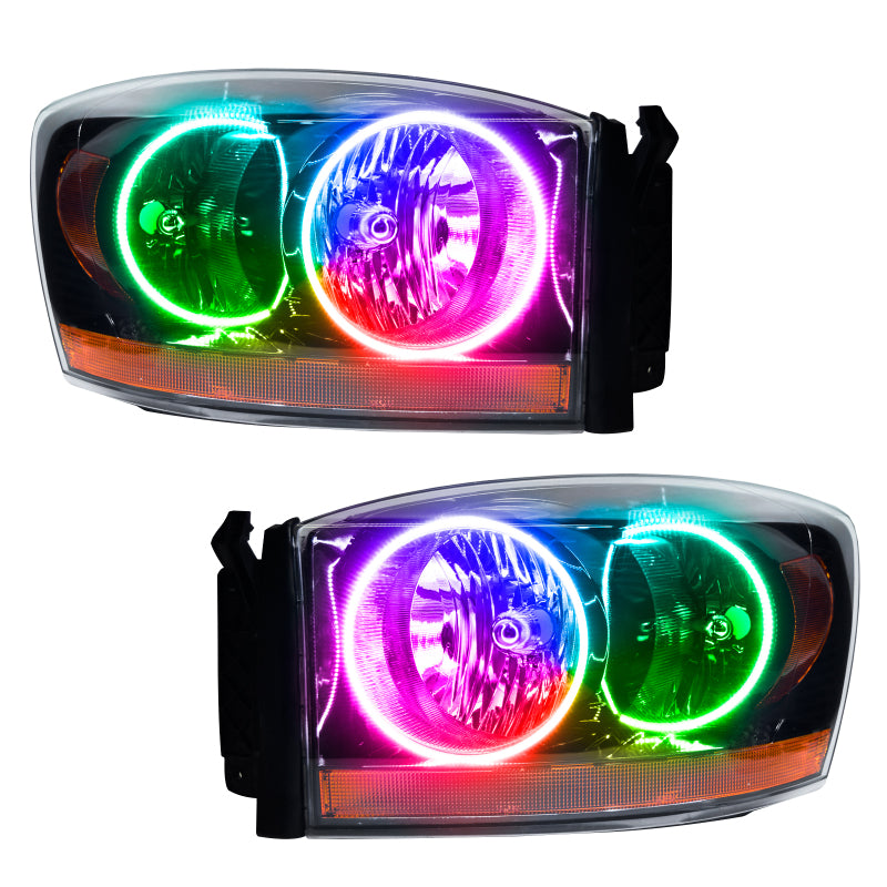 ORACLE Lighting Oracle 06 Dodge Ram SMD HL - Black - ColorSHIFT w/o Controller 7033-334 7033-334 Photo - Primary