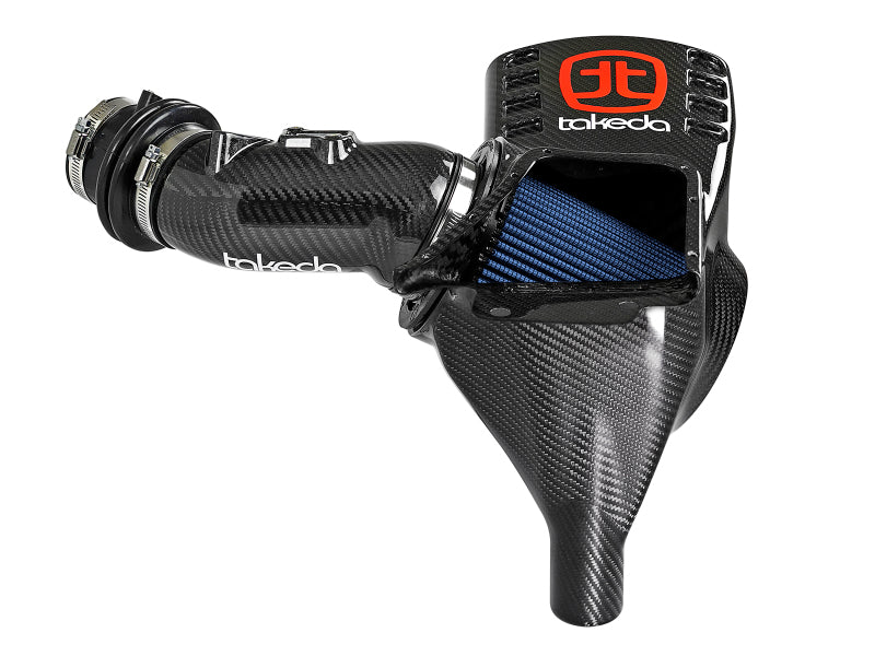 aFe Momentum Black Series Carbon Fiber CAIS w/Pro 5R Filter 17-18 Honda Civic Type R I4-2.0L (t) 58-10002R 58-10002R Photo - Unmounted