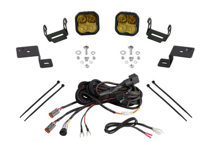 Diode Dynamics 21-22 Ford F-150 SS3 Stage Series Backlit Ditch Light Kit - Yellow Pro Combo DD7372 DD7372 Photo - Primary