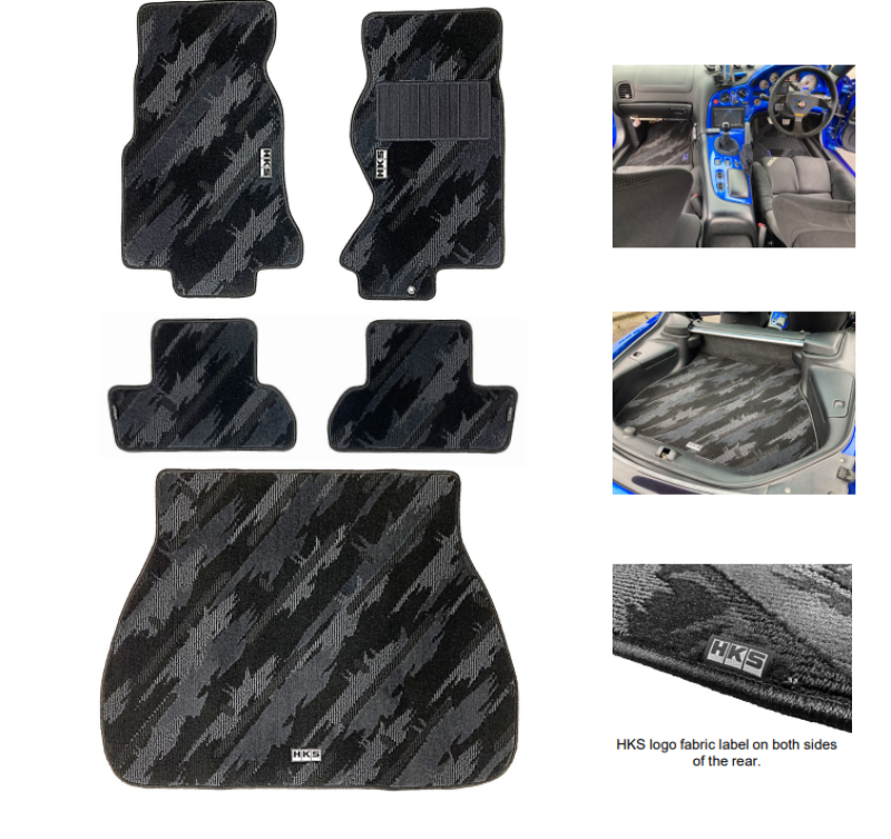 HKS FLOOR MATS FD3S FULL SET OCT RHD 53001-AZ008 53001-AZ008 User 1