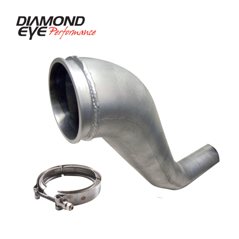 Diamond Eye Performance Diamond Eye KIT 4in DWNP HX40 TURBO-DIRECT FLANGE W/ V-Band CLAMP AL DODGE 94-02 221043 221043 Photo - Primary