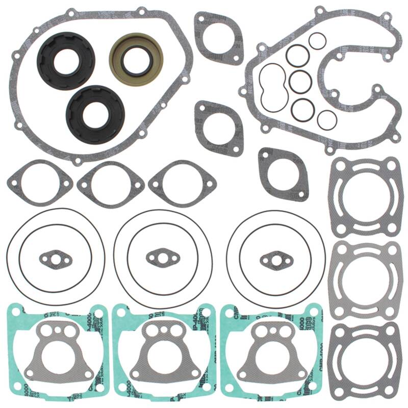 Vertex Pistons Vertex Gaskets 01-04 Polaris Genesis I Complete Gasket Kit w/ Oil Seals 611812 611812 Photo - Primary
