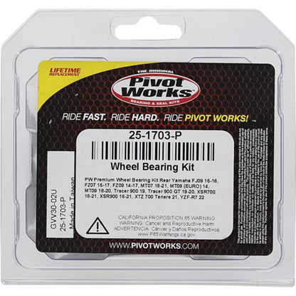 Pivot Works Yamaha Wheel Bearing Kit Premium Bearings 25-1703-P 25-1703-P Photo - Primary