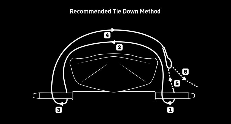 Rhino-Rack Rapid Tie Down Straps w/Buckle Protector - 4.5m/15ft - Pair - Red RTD45P RTD45P Photo - Primary