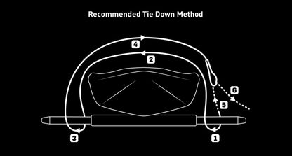 Rhino-Rack Rapid Tie Down Straps w/Buckle Protector - 4.5m/15ft - Pair - Red RTD45P RTD45P Photo - Primary