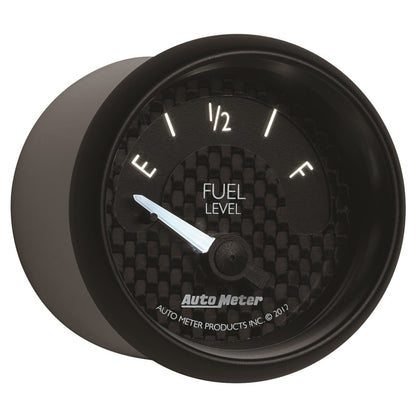 Autometer GT Series 52mm Short Sweep Electronic 240-33 ohms Fuel Level (For use w/ 3262) 8016 8016 User 6