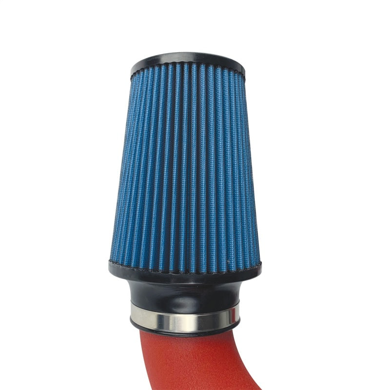 Injen Wrinkle Red Short Ram Cold Air Intake System with SuperNano-Web Dry SP3082WR Photo - Unmounted